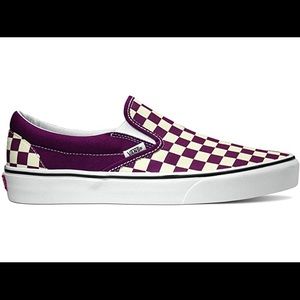 VANS Classic Slip-on. Checkerboard, Port Royal.